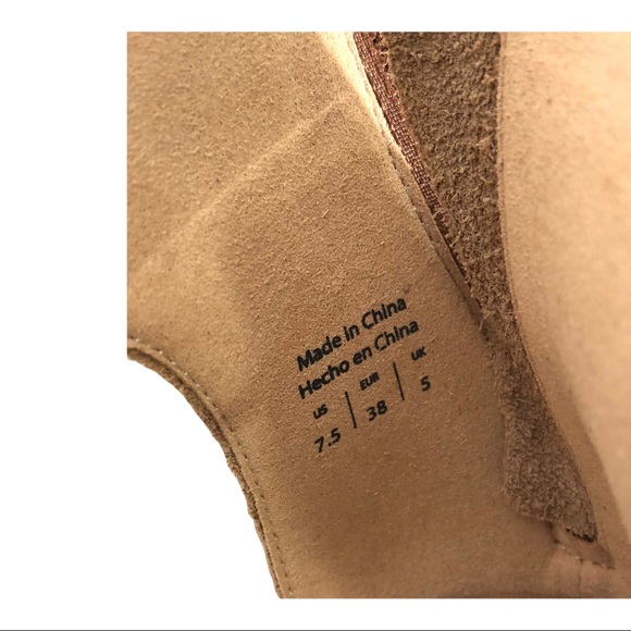 ALDO High Heel Tassel Tie Gladiator Sandals in Suede Cognac - Picture 9 of 12